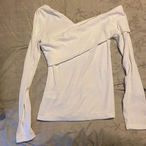 White shein top
